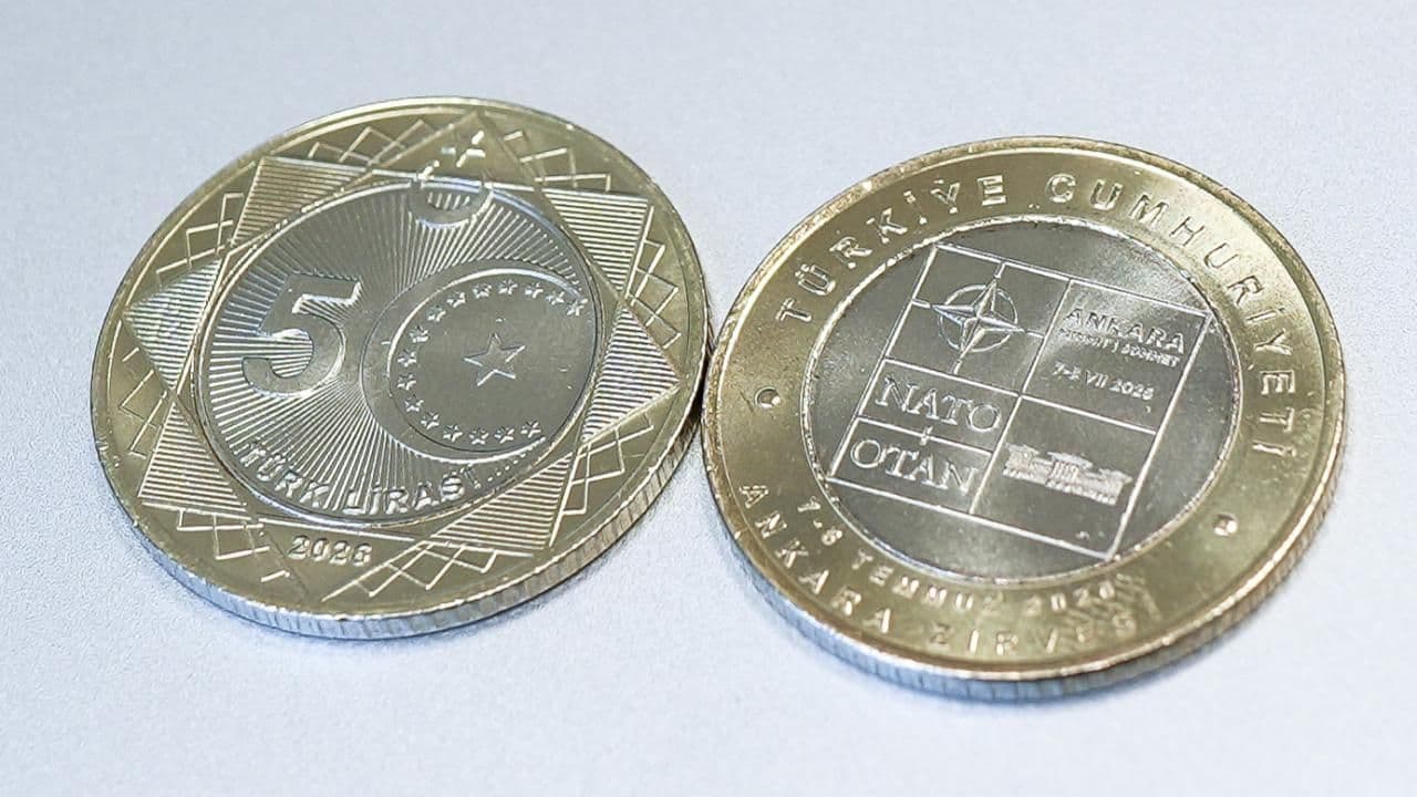 NATO Ankara Zirvesi için 5 TL’lik Hatıra Para Tedavüle Girdi