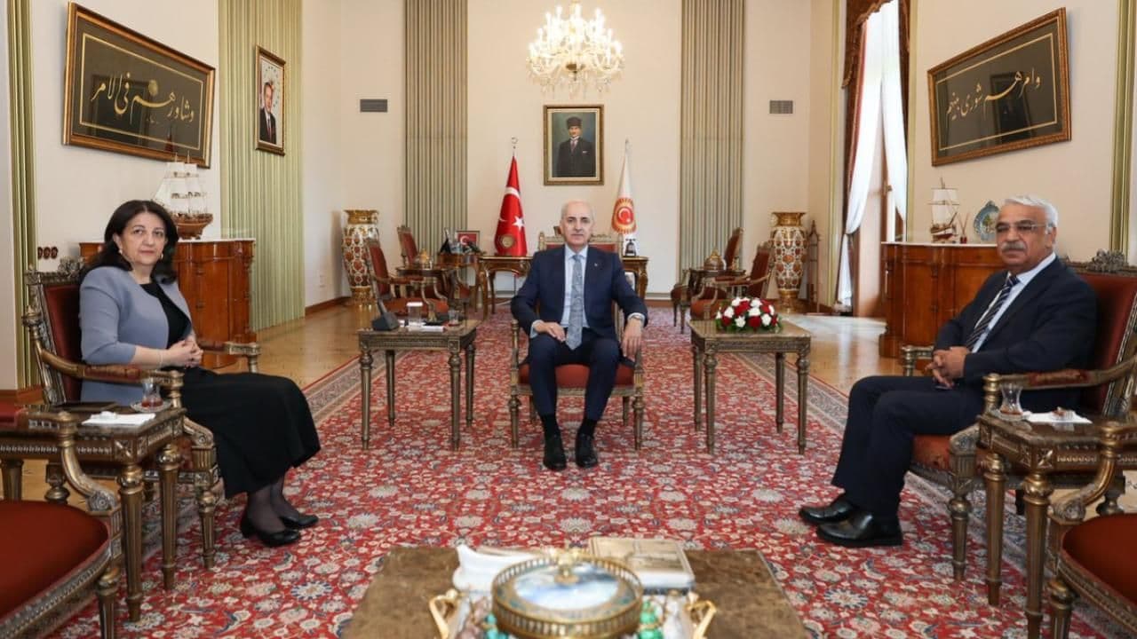 TBMM Başkanı Kurtulmuş, DEM Parti İmralı Heyeti ile Terörsüz Türkiye Sürecini Görüştü